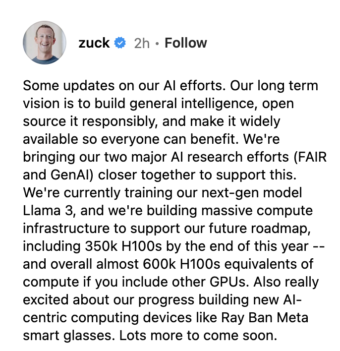 Meta AI News: Week Ending 01/19/2024