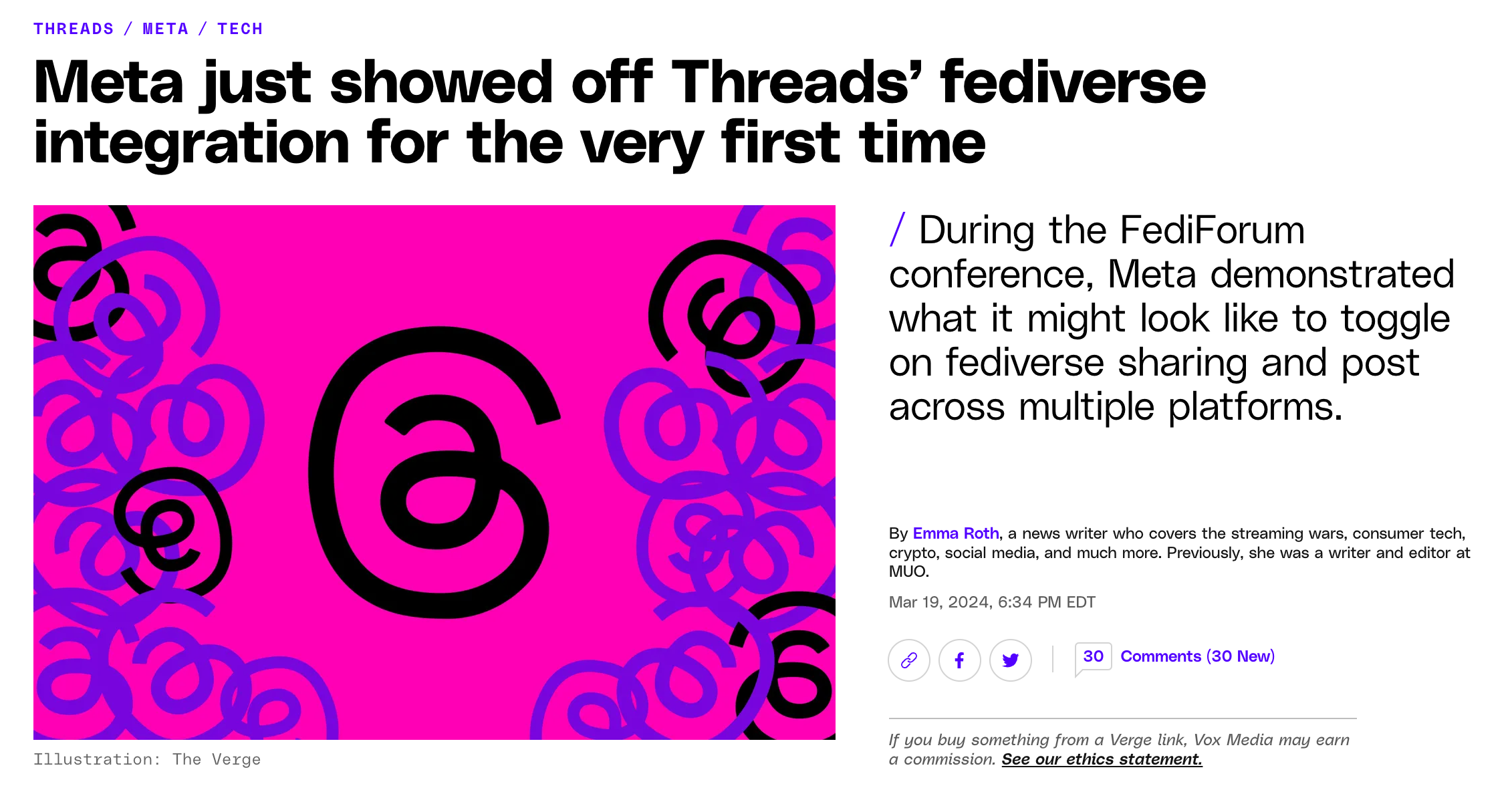 What value is integrating Threads with the fediverse when Meta is the original walled-garden?