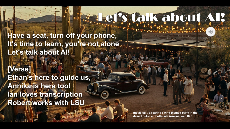 Local Media Consortium Panel Song: “Let’s Talk About AI!”