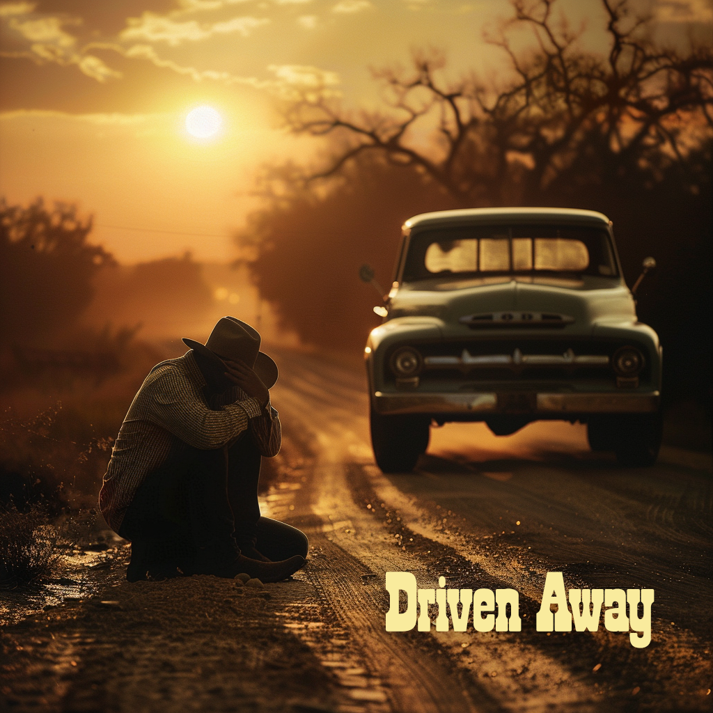 Udio Generative Audio Testing: Country Song “Driven Away – Autonomously Heartbroken”
