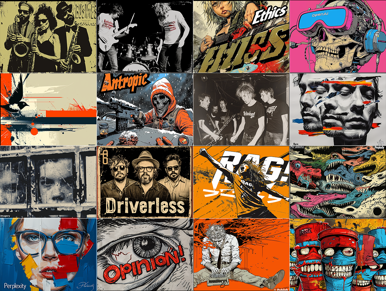 Category cover theme for June 28, 2024: Album covers.  A+ work by MidJourney