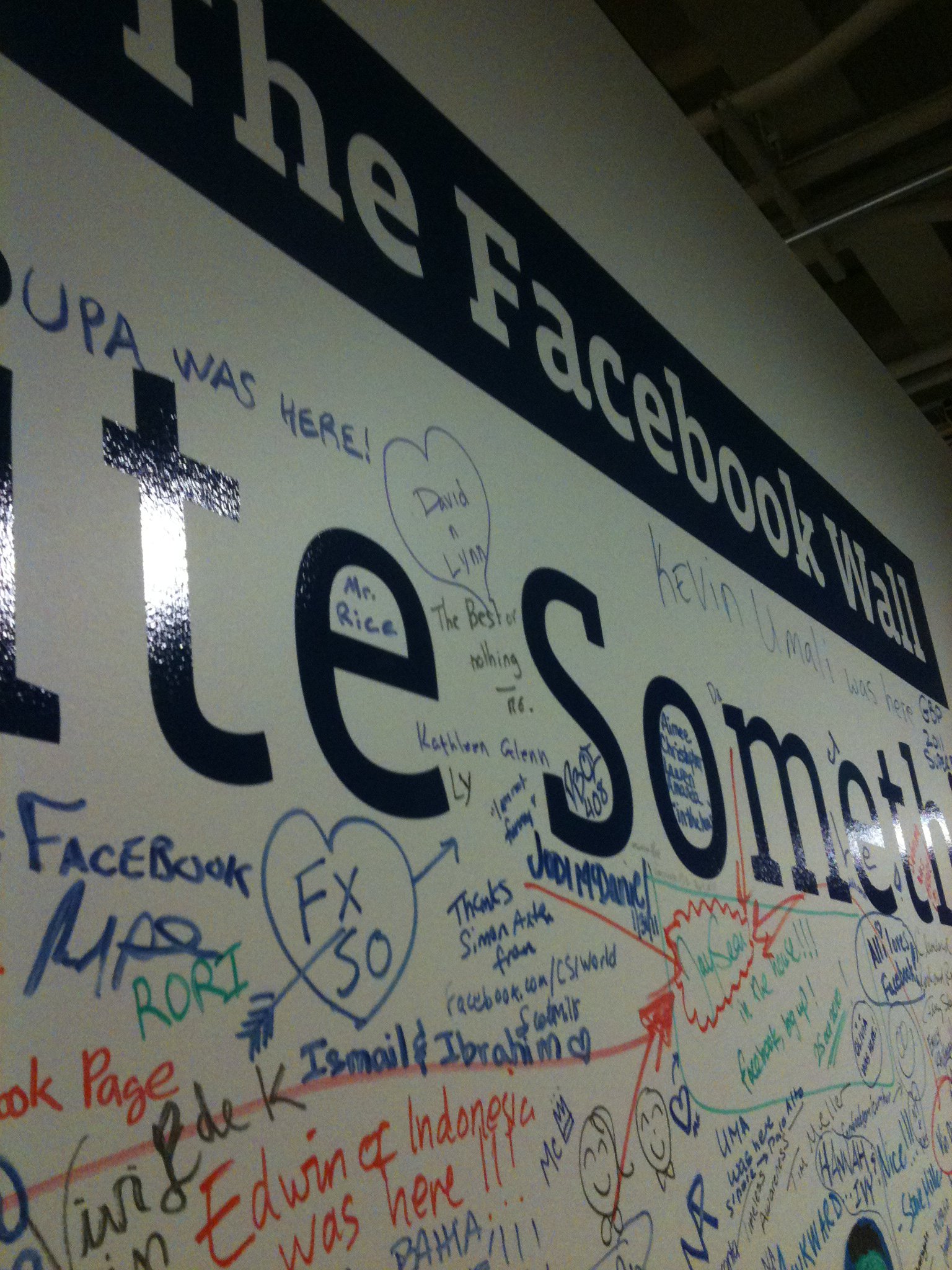 The OG Facebook Wall