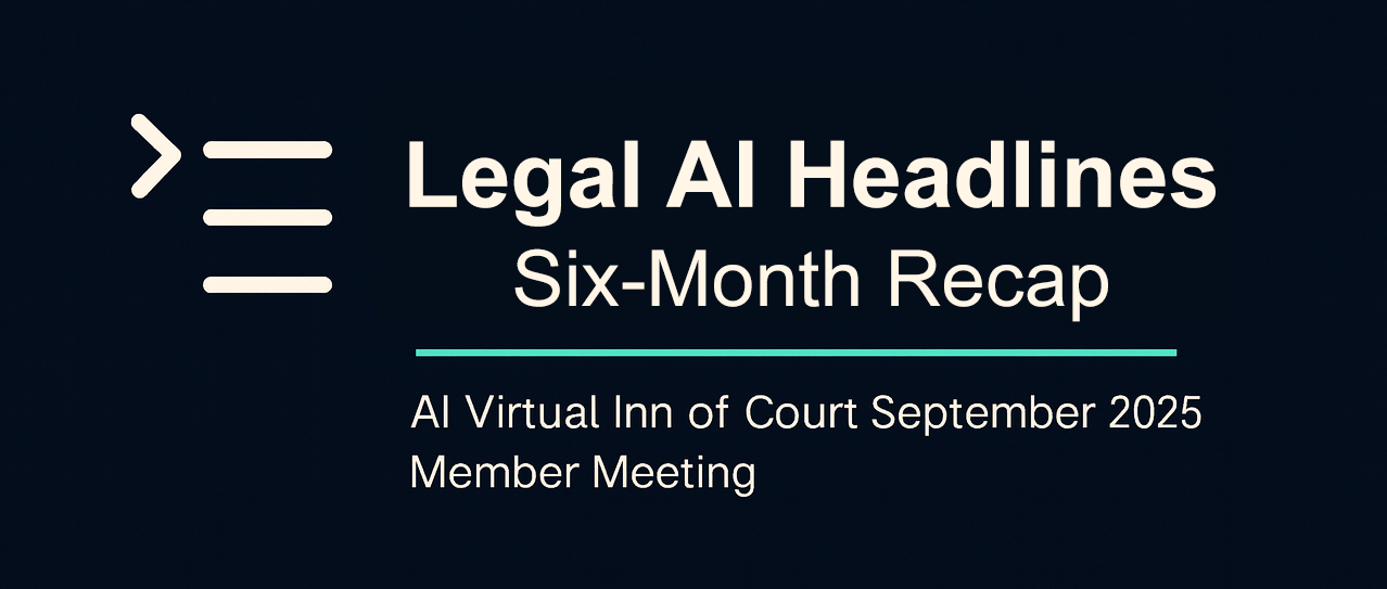 Six-month Recap: Legal links and Milestones 