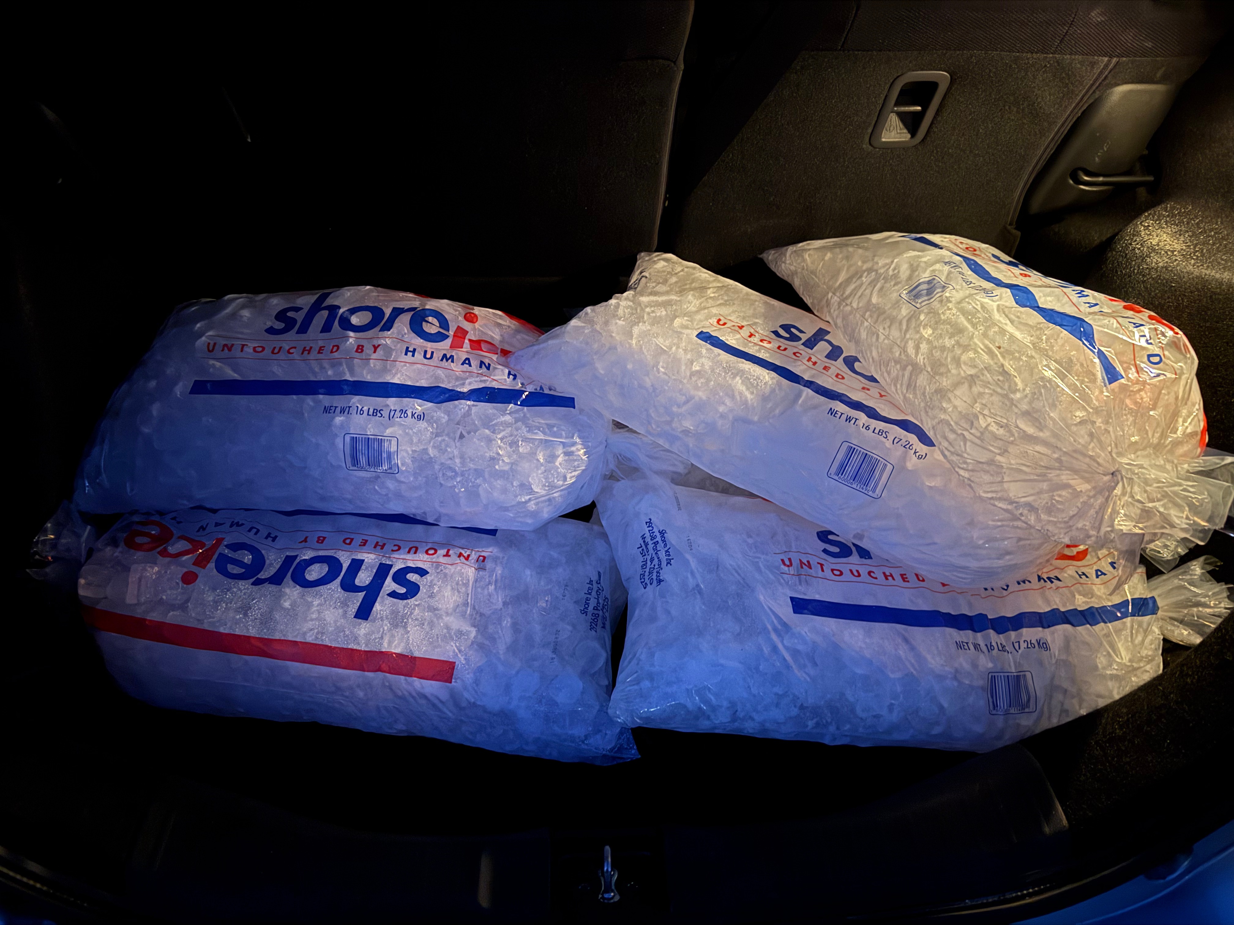 2025-2026 Bay Bath Season Prep: 112 pounds of ice, 37.8° water, for 10 minutes.